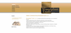 Komerčná stránka firmy obchodujúcej s drevom